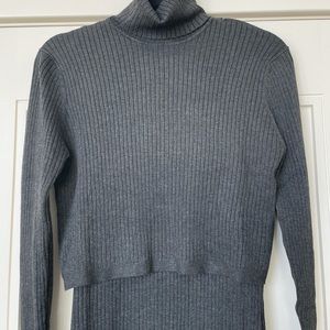 Seraphine ribbed knit dress